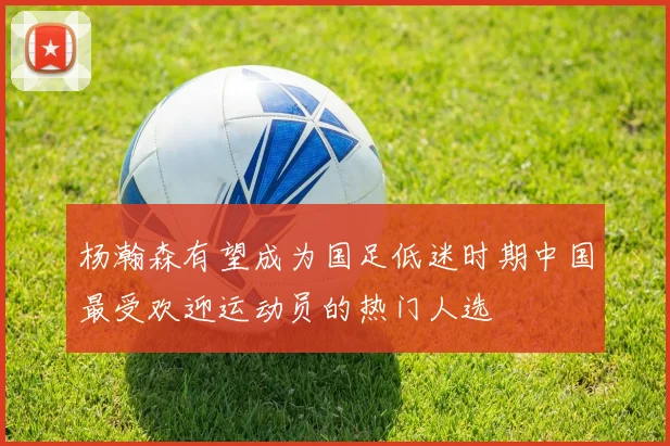 杨瀚森有望成为国足低迷时期中国最受欢迎运动员的热门人选